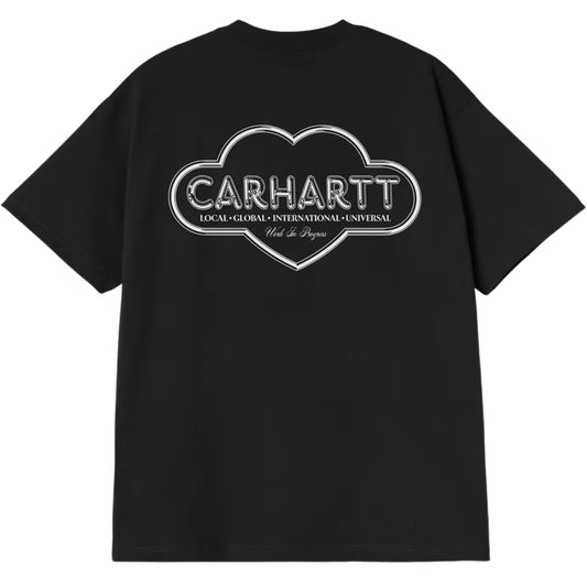 Maglietta Carhartt WIP SS Cloud Heart Tee NERO