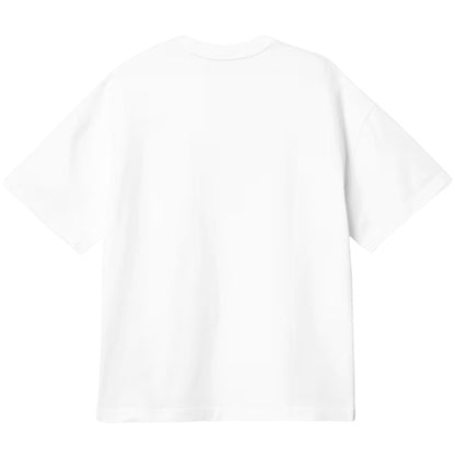 Maglietta Carhartt WIP SS link Script Tee BIANCO