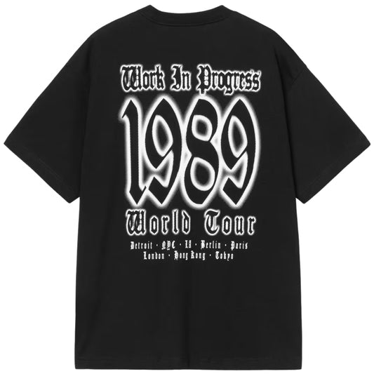 Maglietta Carhartt WIP SS World Tour Tee NERO