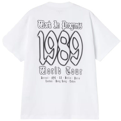 Maglietta Carhartt WIP SS World Tour Tee BIANCO