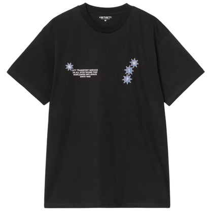 Maglietta Carhartt WIP S/S C Trip Tee NERO