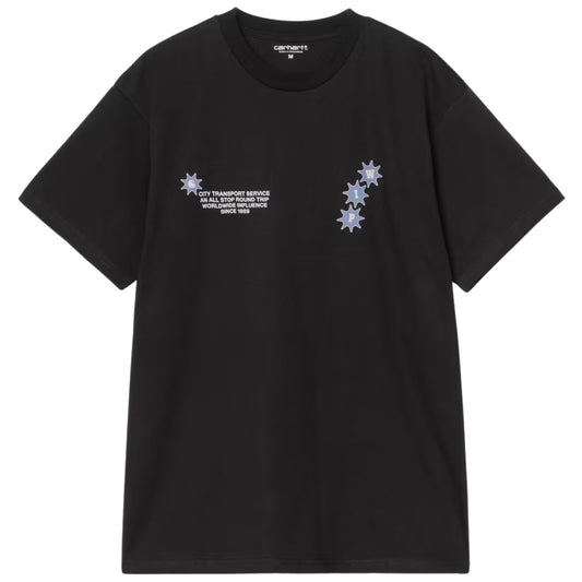 Maglietta Carhartt WIP S/S C Trip Tee NERO