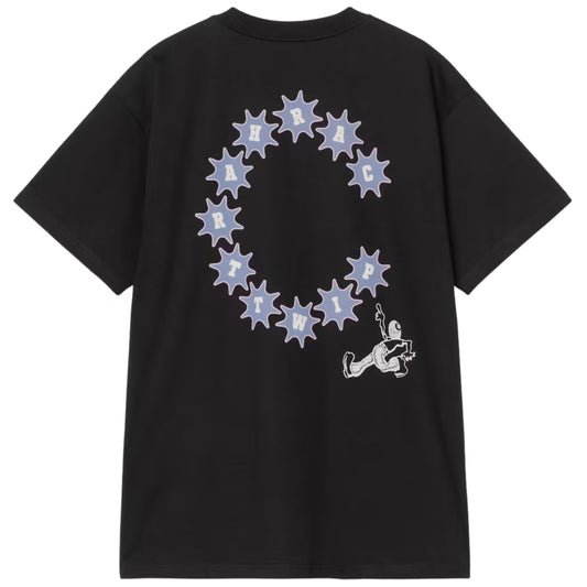 Maglietta Carhartt WIP S/S C Trip Tee NERO