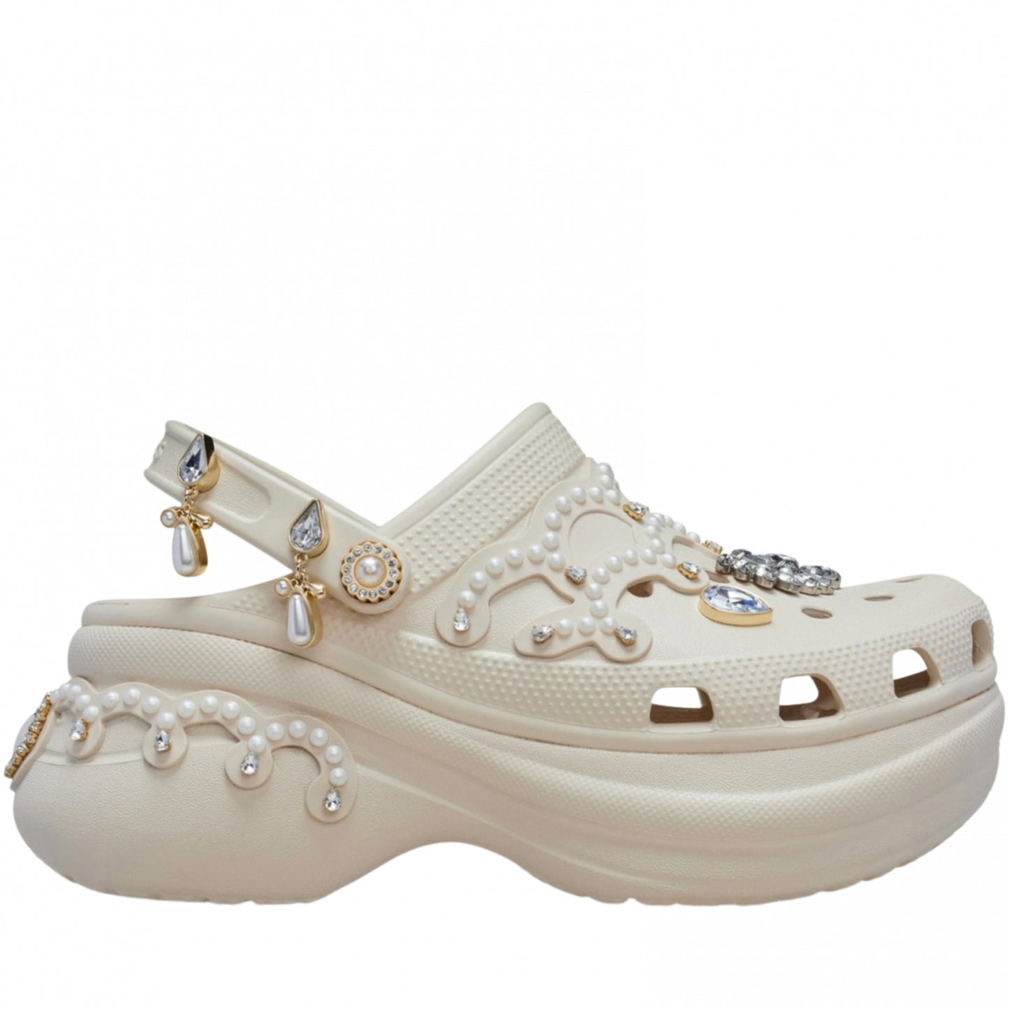 Ciabatta Crocs Bae Pinnacle Embellished Clg BEIGE
