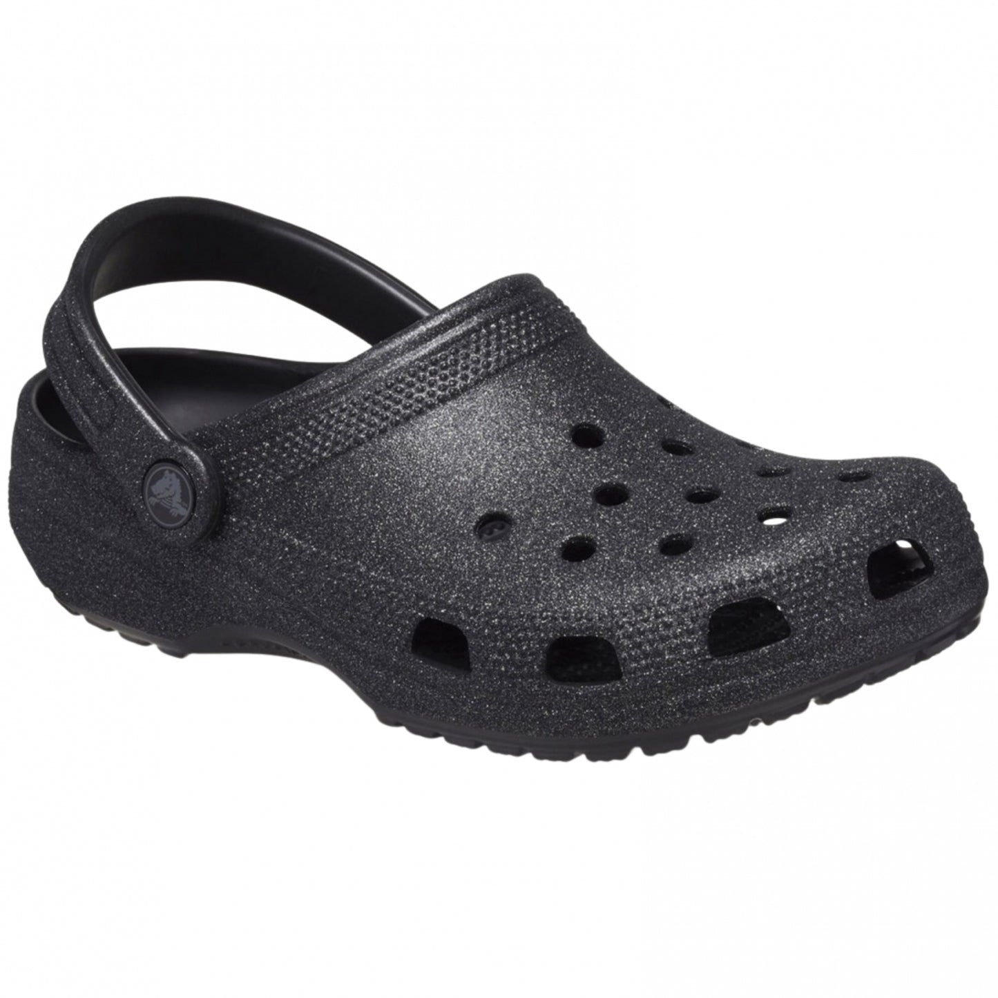 Ciabatta Crocs Classic Glitter Clog NERO