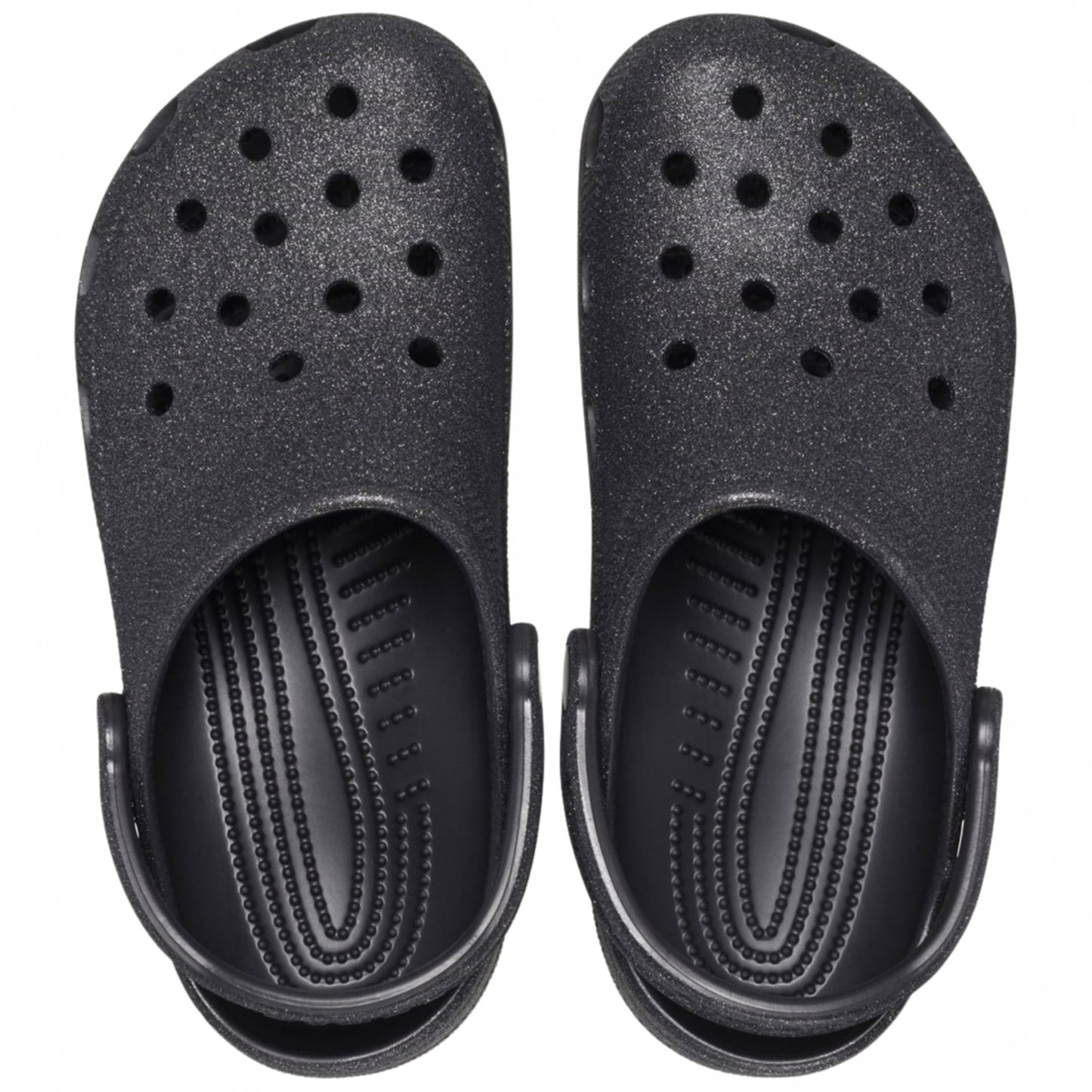 Ciabatta Crocs Classic Glitter Clog NERO