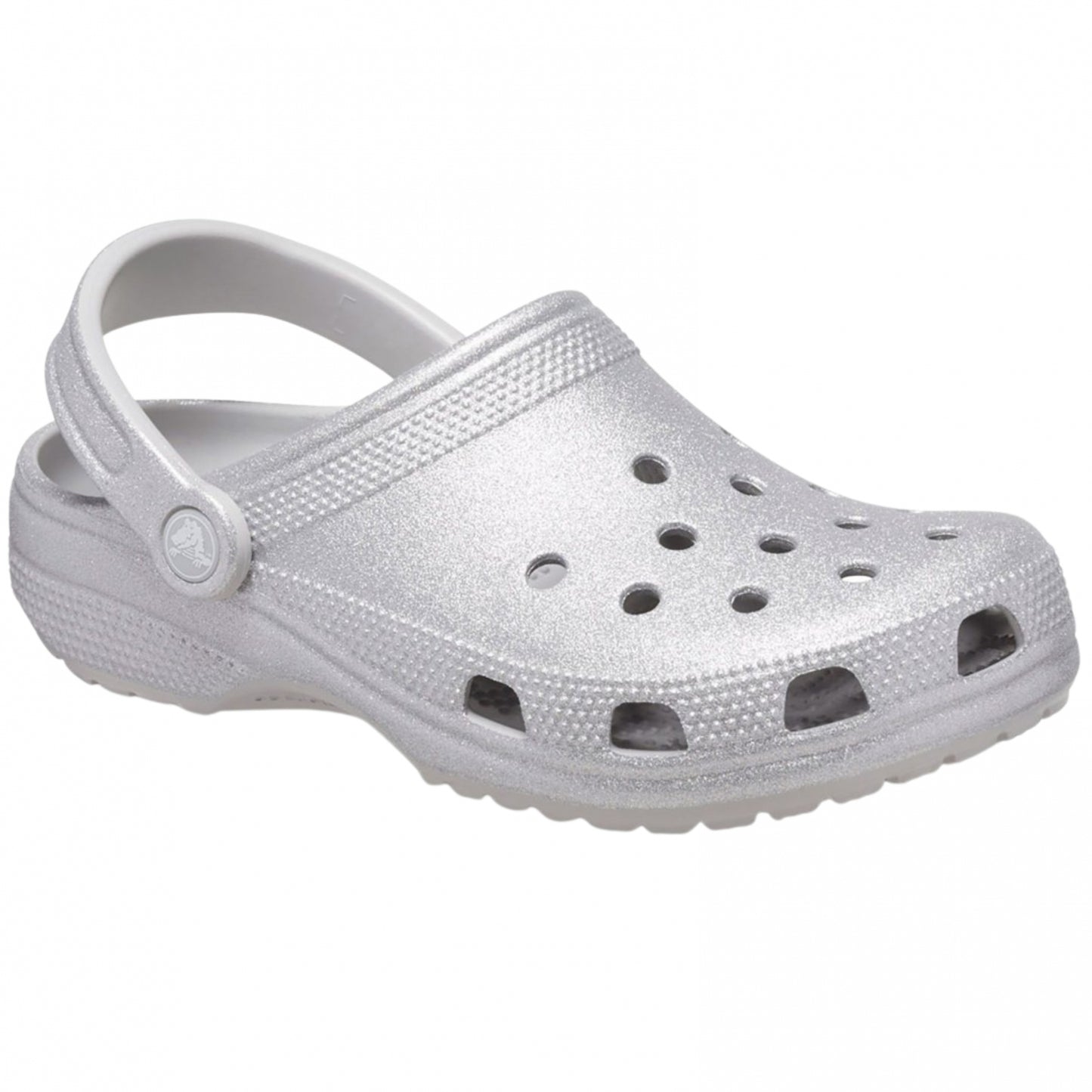 Ciabatta Crocs Classic Glitter Clog GRIGIO