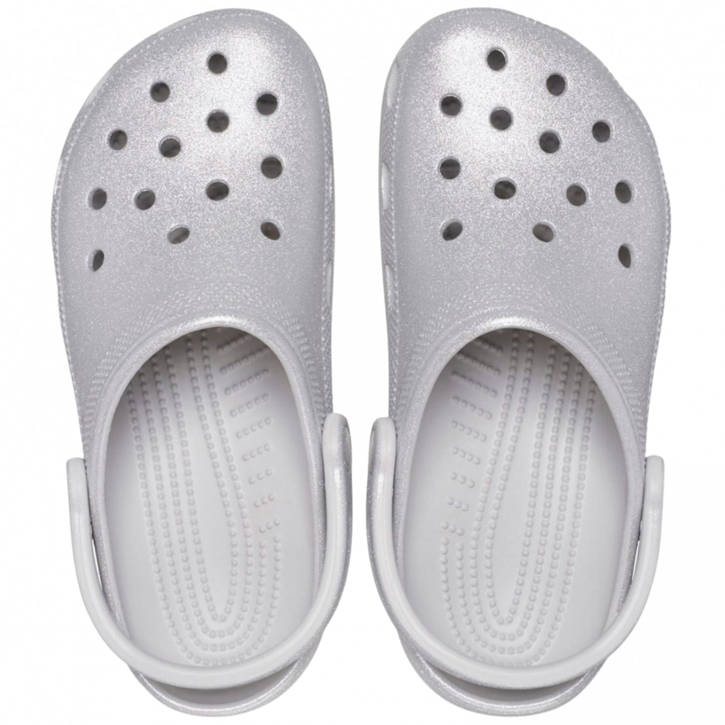 Ciabatta Crocs Classic Glitter Clog GRIGIO