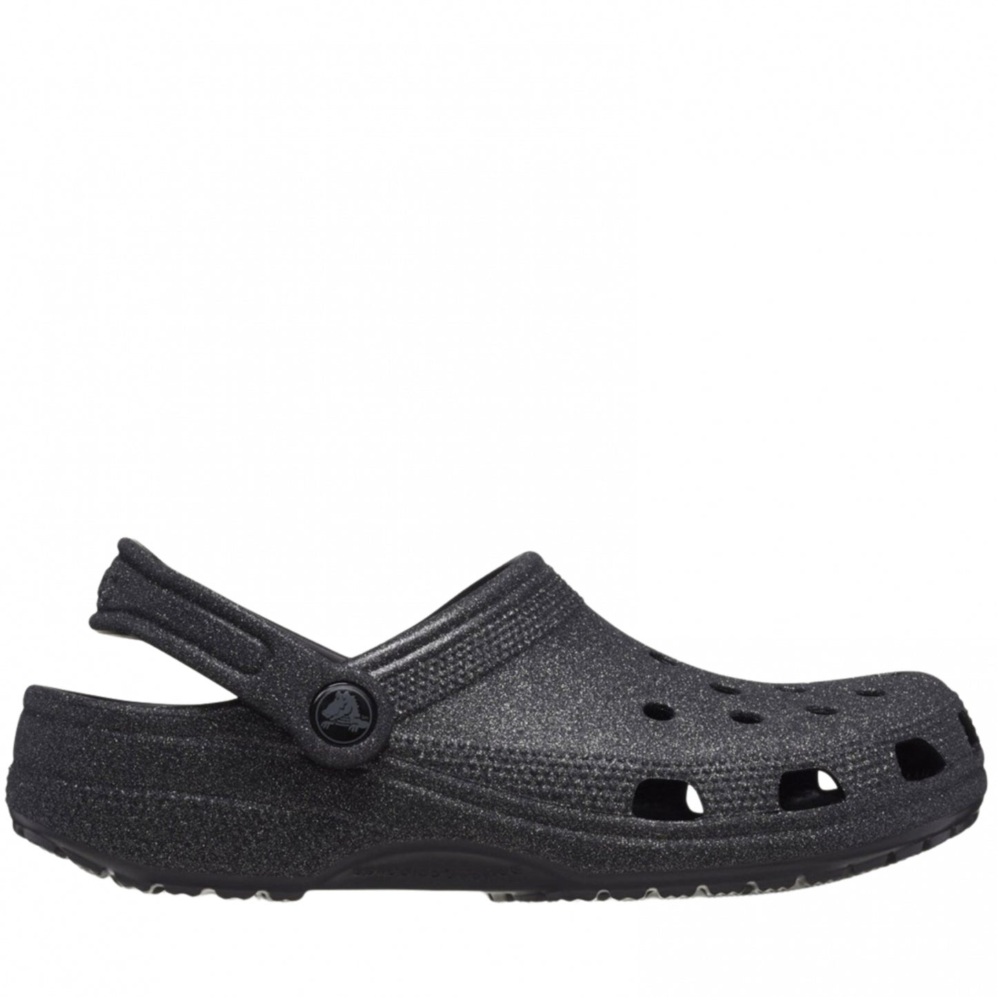 Ciabatta Crocs Classic Glitter Clog NERO