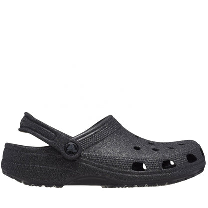 Ciabatta Crocs Classic Glitter Clog NERO