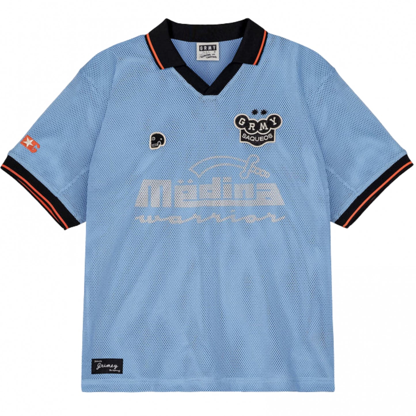 Jersey Grimey Boxy Mesh Soccer Jersey BLU