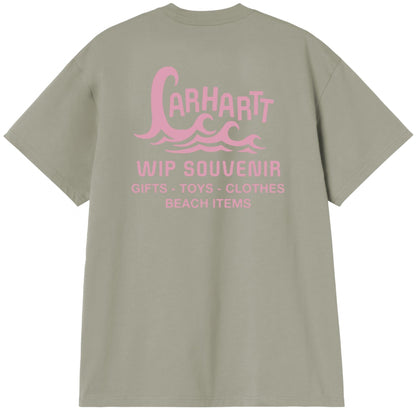 Maglietta Carhartt WIP SS Waves Tee VERDE
