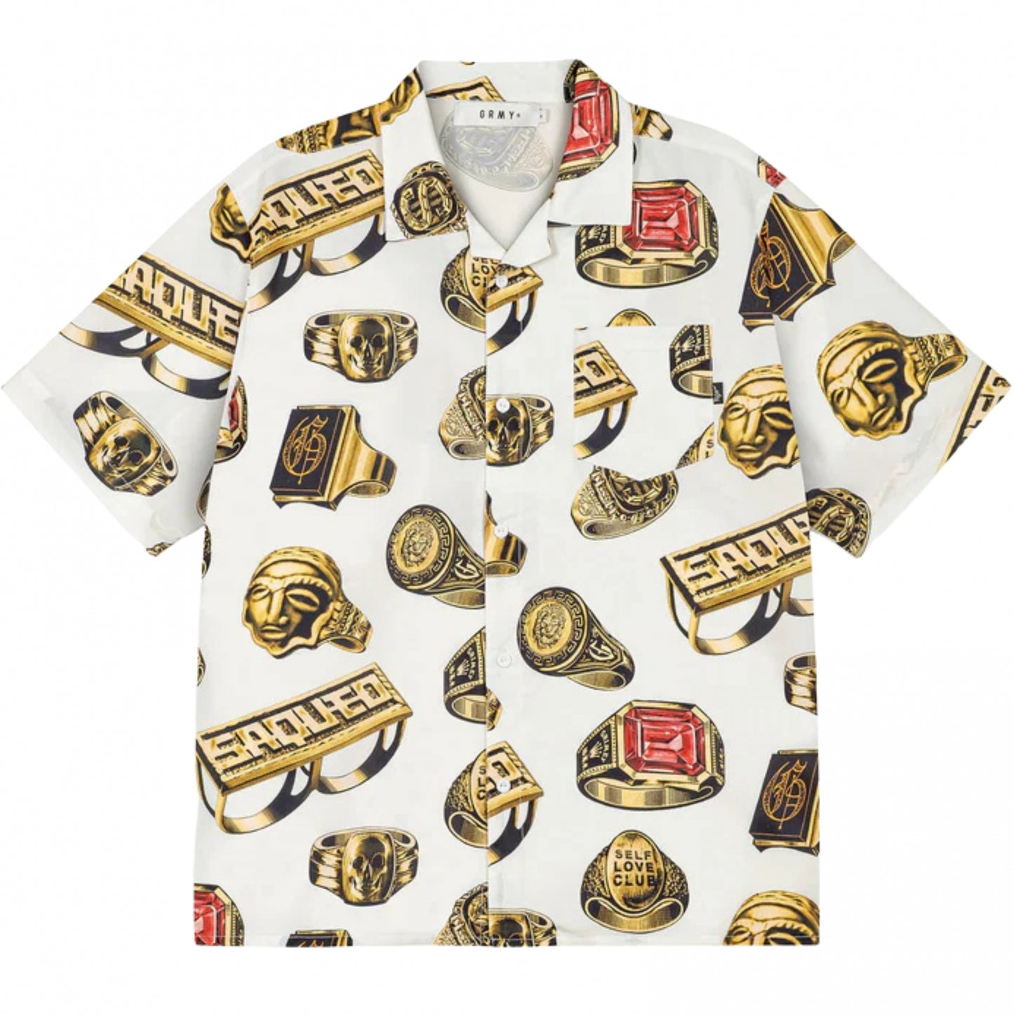 Camicia Grimey Button Up Shirt OFF WHITE