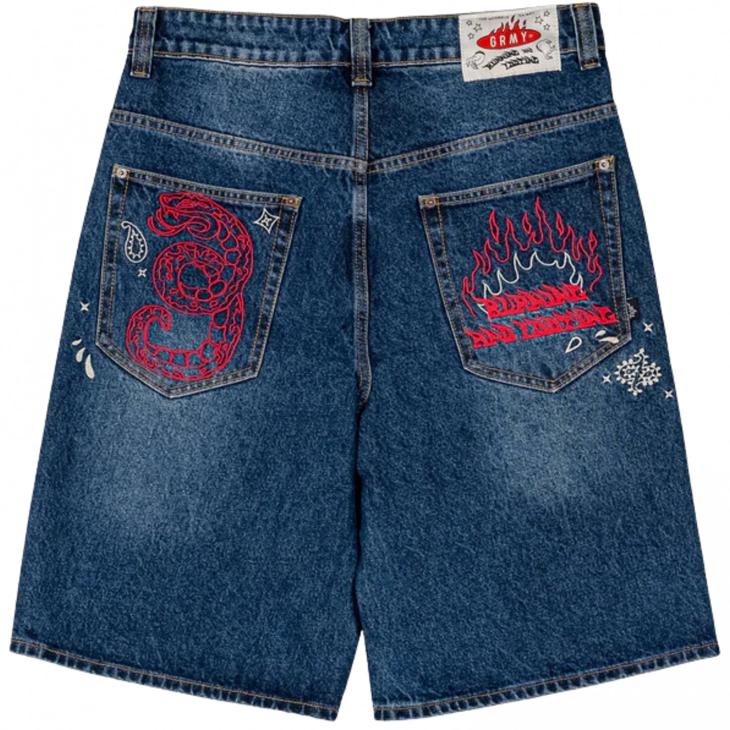 Pantaloncino Girmey Baggy Denim Shorts BLU
