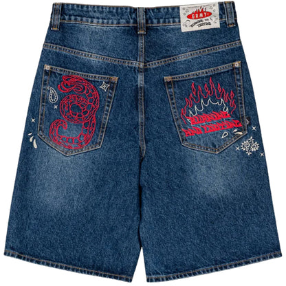 Pantaloncino Girmey Baggy Denim Shorts BLU