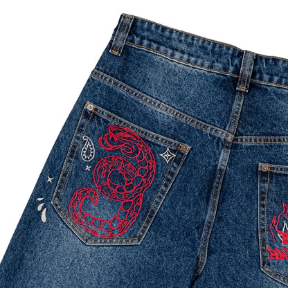 Pantaloncino Girmey Baggy Denim Shorts BLU