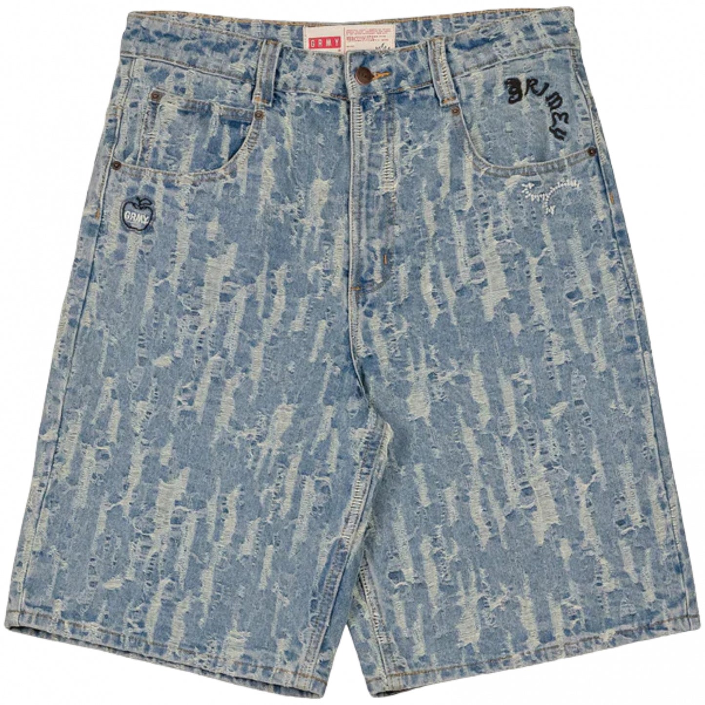 Pantaloncino Grimey Baggy Denim Shorts AZZURRO