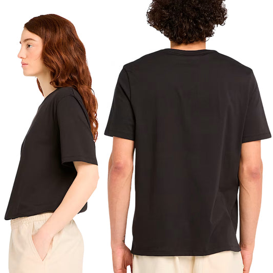 Maglietta Timberland Print Stack Logo SS Tee NERO