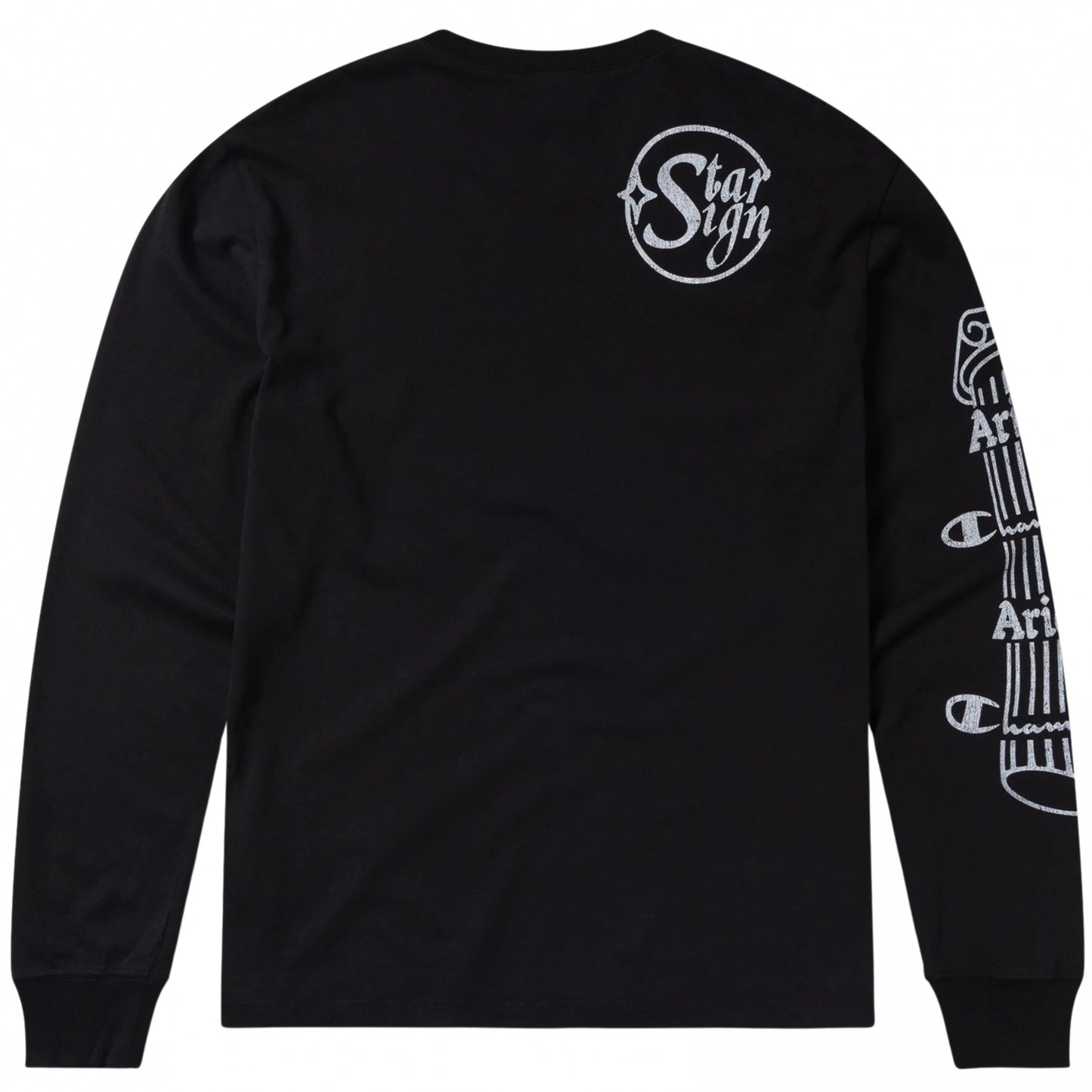 Maglietta Champion x Aries LS Tee NERO