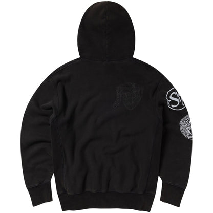 Felpa Champion x Aries Hooded Sweatshirt NERO