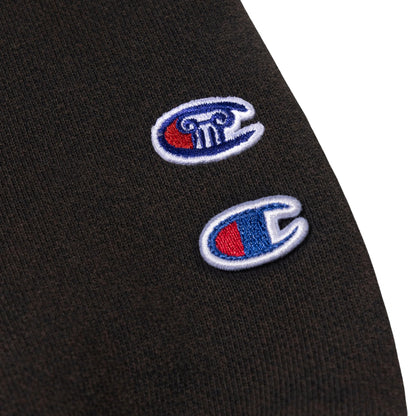 Felpa Champion x Aries Hooded Sweatshirt NERO