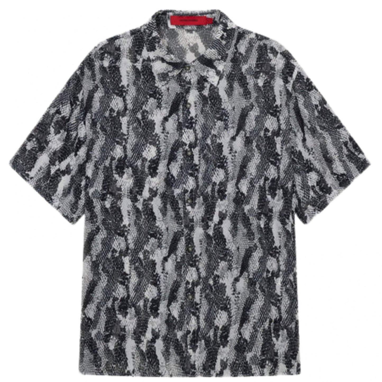 Camicia Acupuncture Python SS Shirt GRIGIO