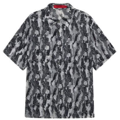 Camicia Acupuncture Python SS Shirt GRIGIO