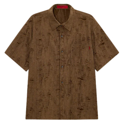Camicia Acupuncture Rat Race SS Shirt MARRONE