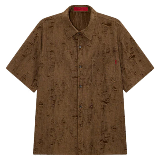 Camicia Acupuncture Rat Race SS Shirt MARRONE