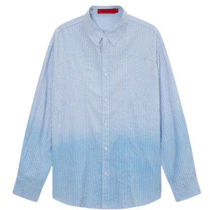 Camicia Acupuncture Faded Stripes Shirt BLU
