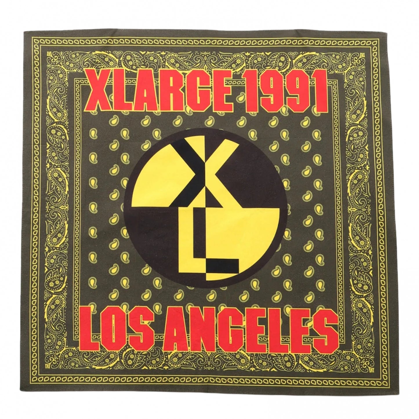 Bandana XLarge Paisley Bandana GIALLO
