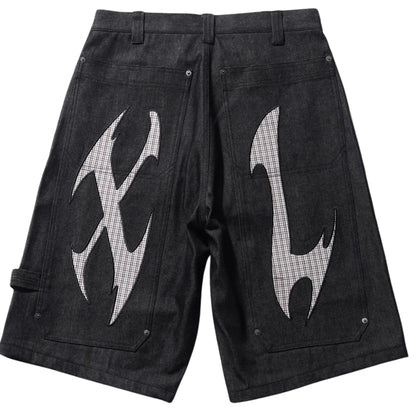 Pantaloncino XLarge Cut Out XL Loose Shorts NERO