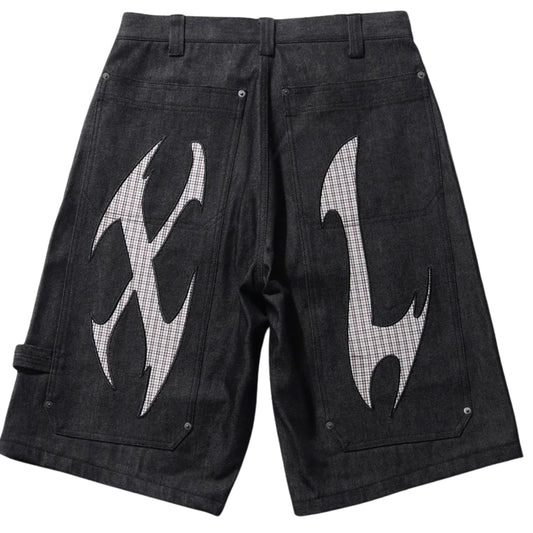 Pantaloncino XLarge Cut Out XL Loose Shorts NERO