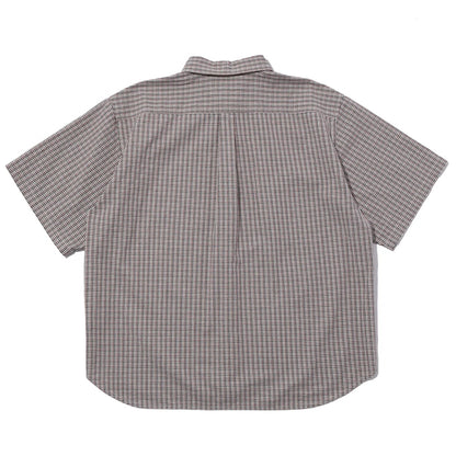 Camicia XLarge Check Double Sleeves Shirt BEIGE