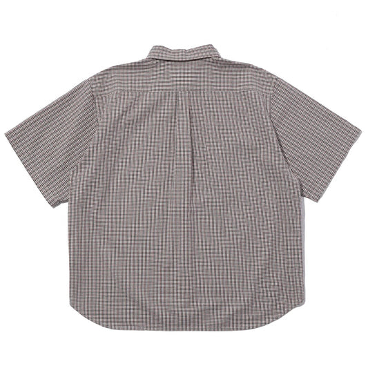 Camicia XLarge Check Double Sleeves Shirt BEIGE