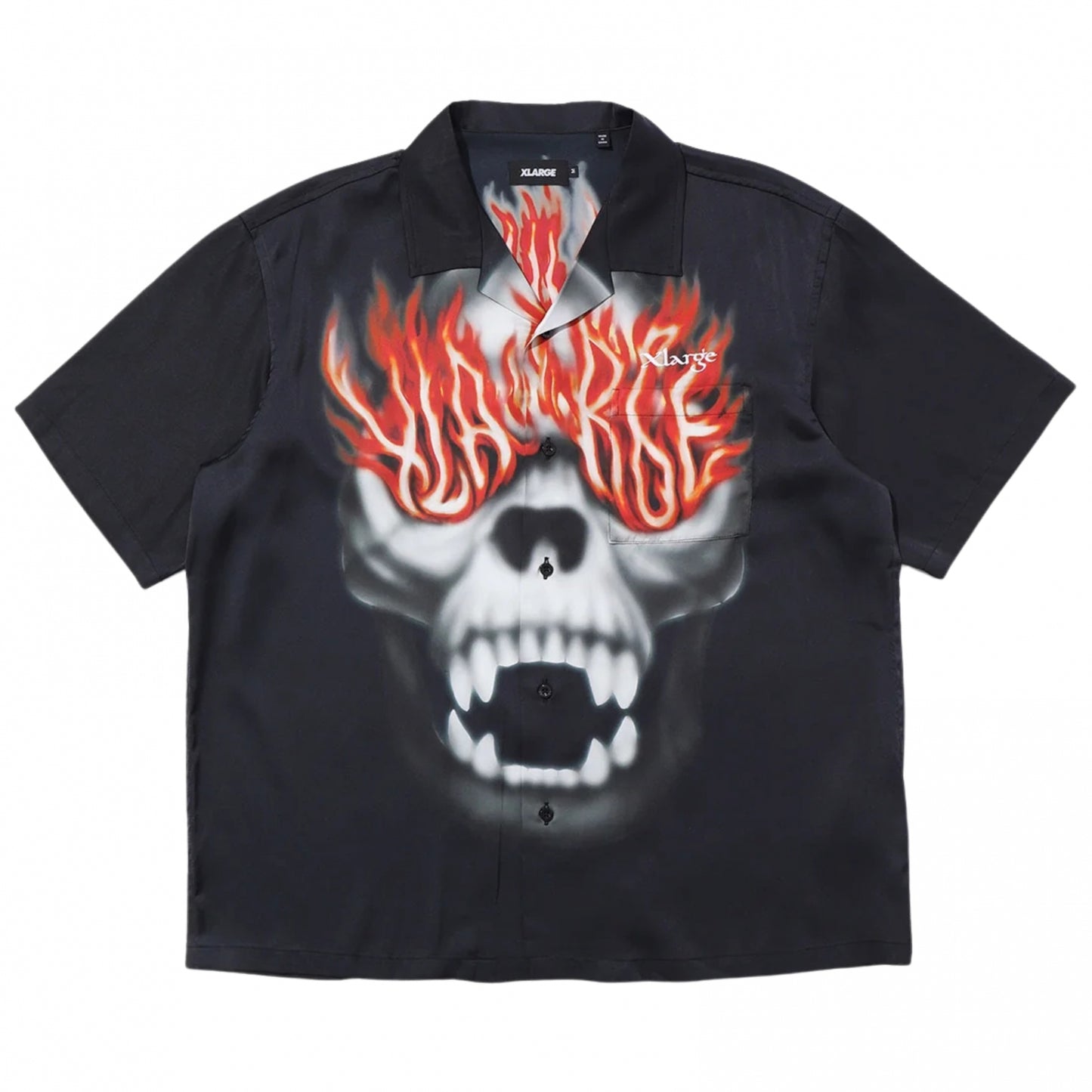 Camicia XLarge Camp Shirt NERO