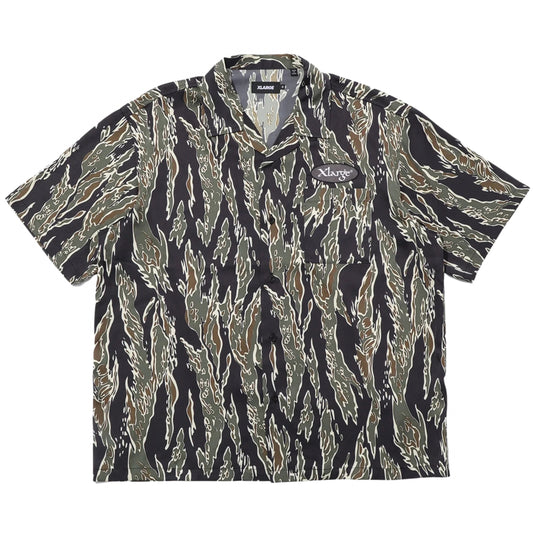 Camicia XLarge Camp Shirt VERDE OLIVA