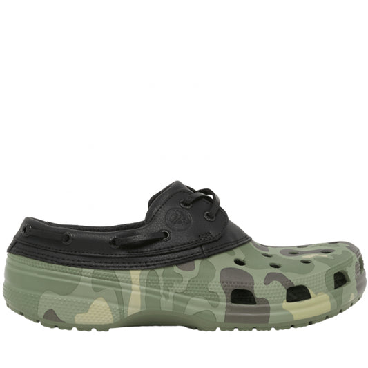 Ciabatta Crocs Classic Duck Camo Boat Shoe NERO