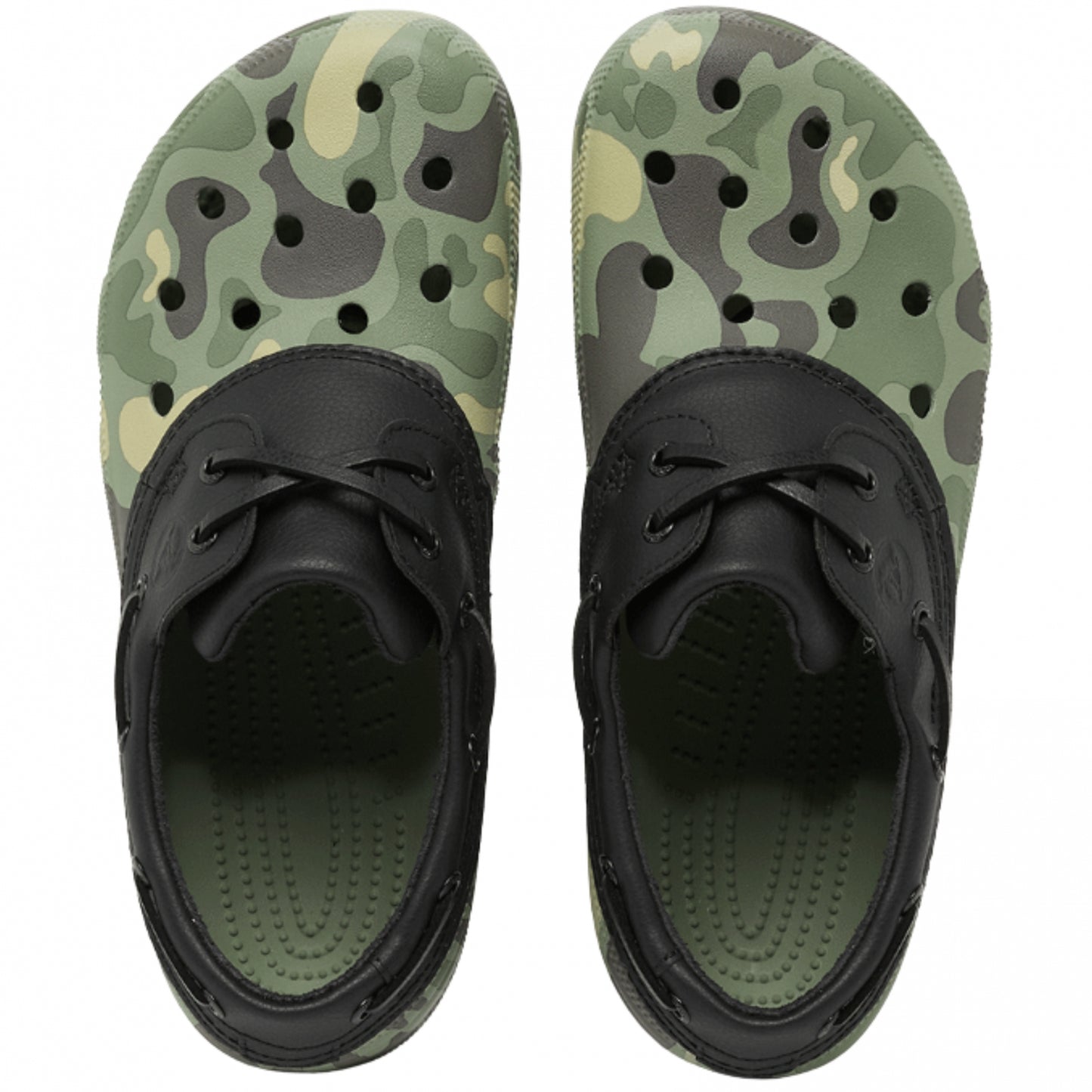 Ciabatta Crocs Classic Duck Camo Boat Shoe NERO