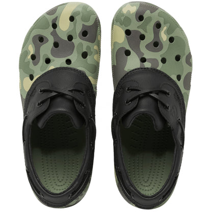 Ciabatta Crocs Classic Duck Camo Boat Shoe NERO