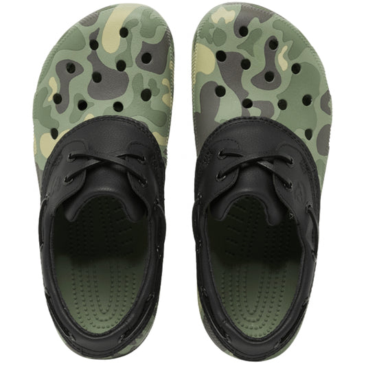 Ciabatta Crocs Classic Duck Camo Boat Shoe NERO