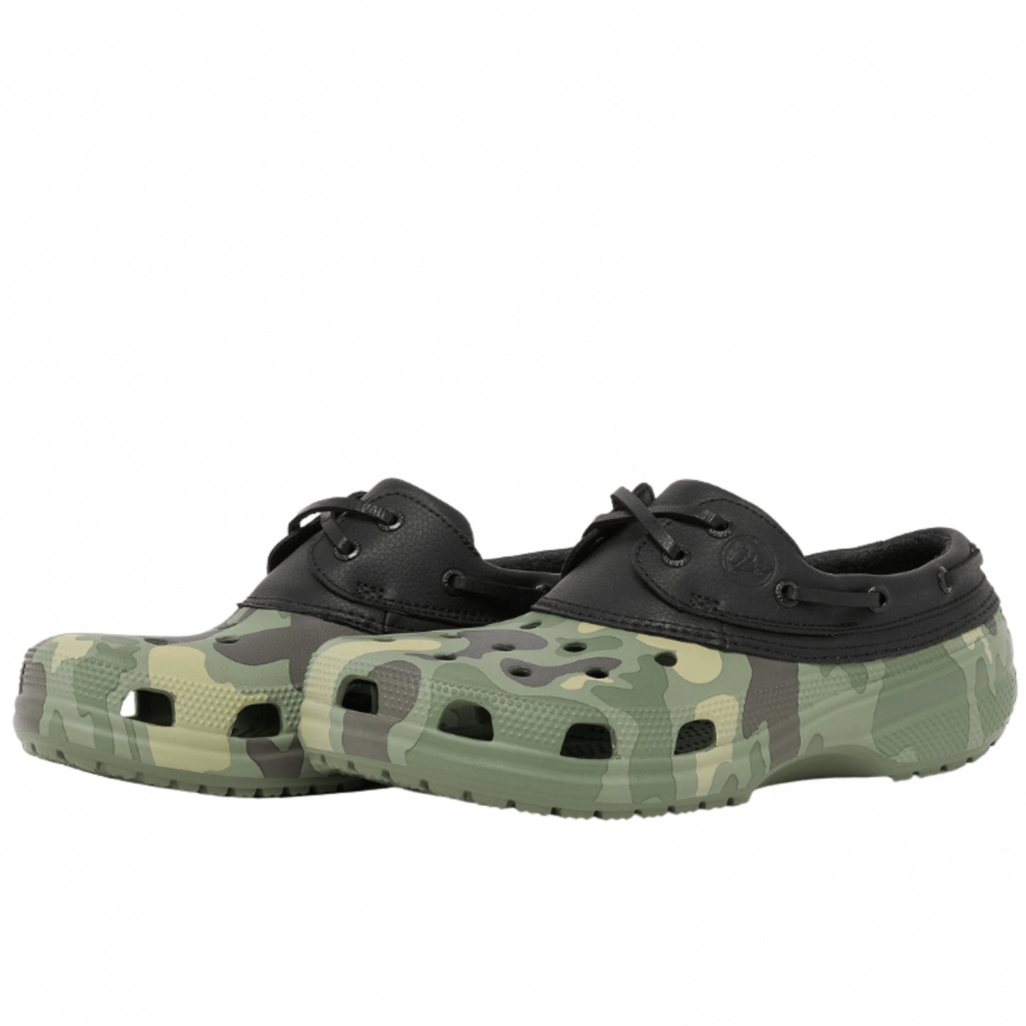 Ciabatta Crocs Classic Duck Camo Boat Shoe NERO