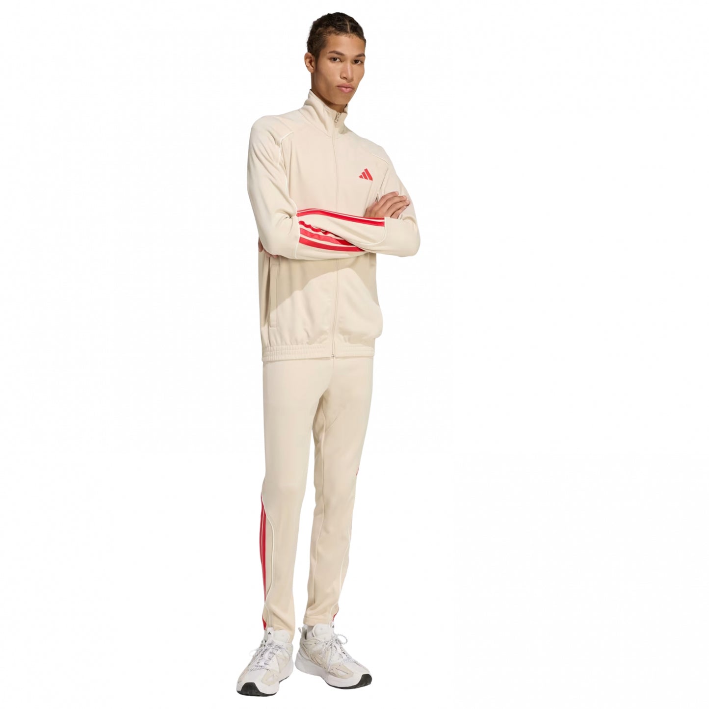 Tuta Adidas 3Stripe Stadium Track Suit BEIGE