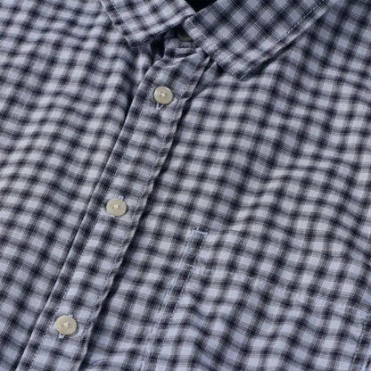 Camicia Vans Larkspur Mini Plaid SS Shirt AZZURRO