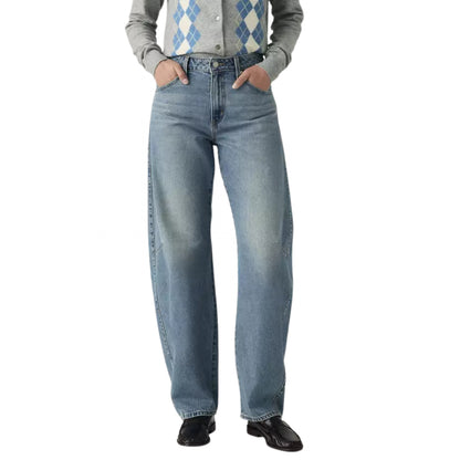 Pantalone levi's Baggy Dad Barrel BLU