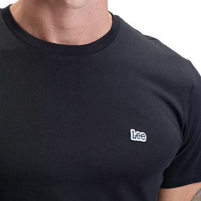 Maglietta Lee SS Patch Logo Tee NERO