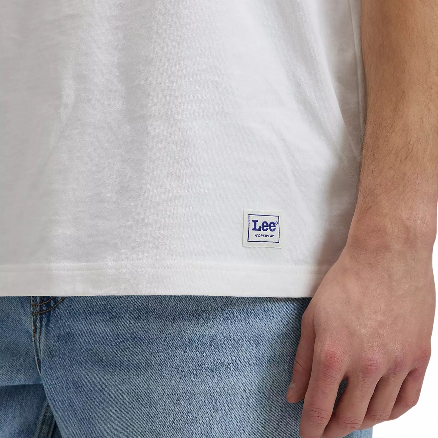 Maglietta Lee Workwear Boxy Tee BIANCO