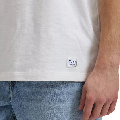 Maglietta Lee Workwear Boxy Tee BIANCO
