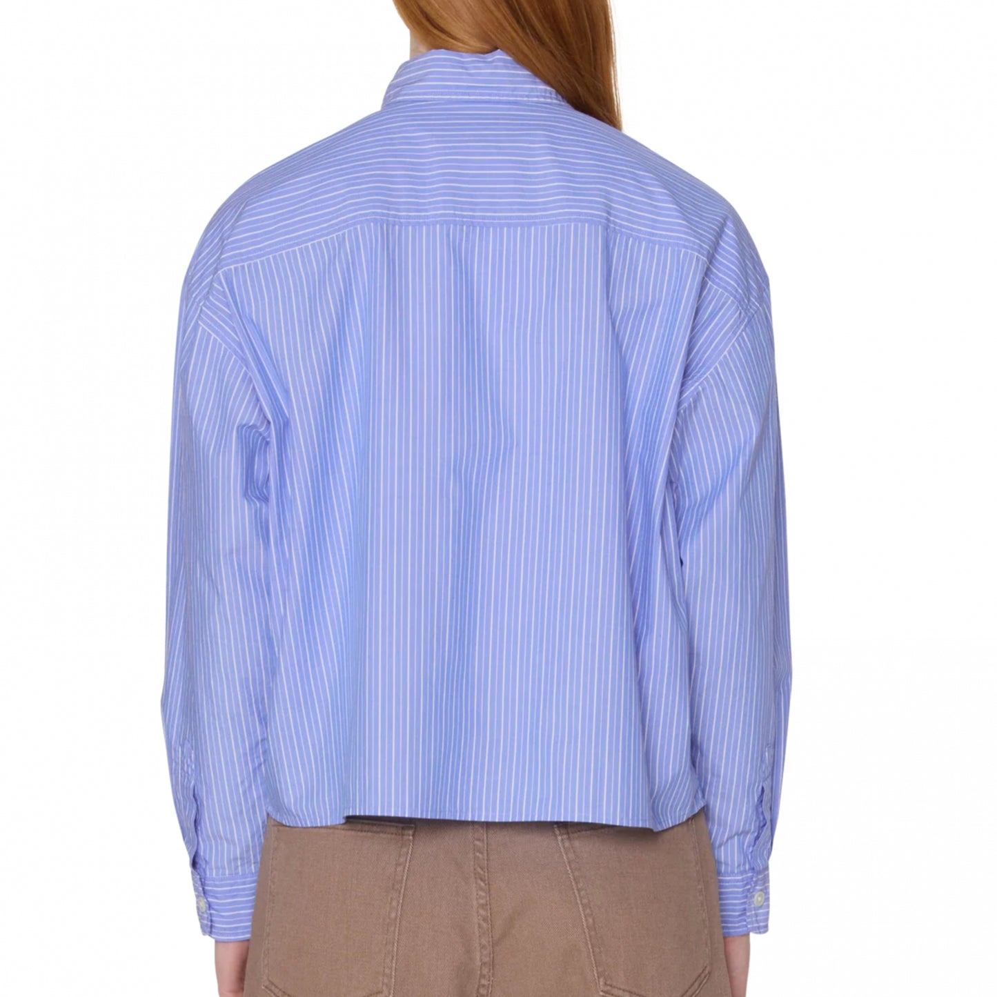 Camicia Obey Leisure Stripe Shirt BLU