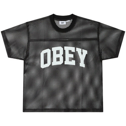 Maglietta Obey Collegiate Practice Jersey Tee NERO